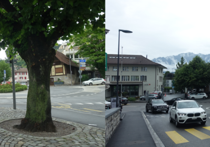 Berntorplatz (links) und Lauitorstutz (rechts)