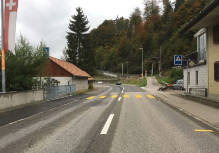 Umstrittener Fussgängerstreifen in Trubschachen