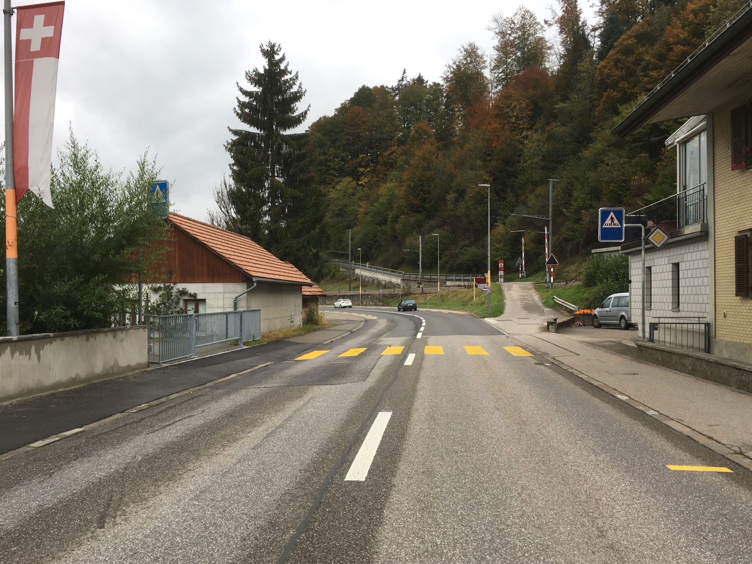 Umstrittener Fussgängerstreifen in Trubschachen