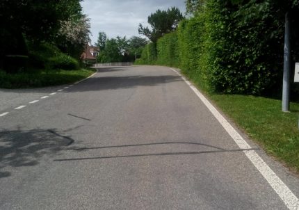 Seitenradargerät im Einsatz an der Niederhäusernstrasse