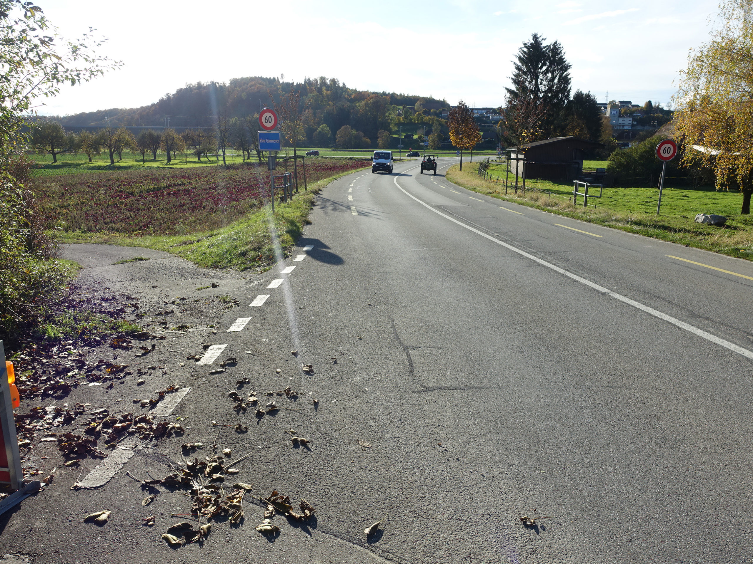 Laupen/Gümmenen, Radweg Laupen-Gümmenen