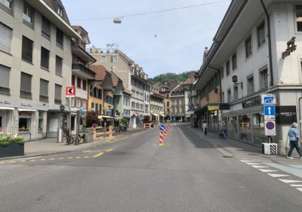 Thun, Sofortmassnahmen „Verkehrsverflüssigung Innenstadt“