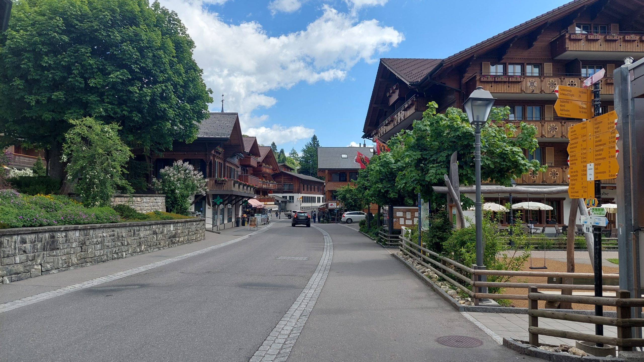 Dorfstrasse, Blickrichtung Norden