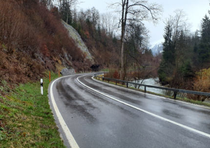 KS 11 westlich Weissenburg, Blickrichtung Weissenburg