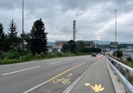 Messquerschnitt in Brügg