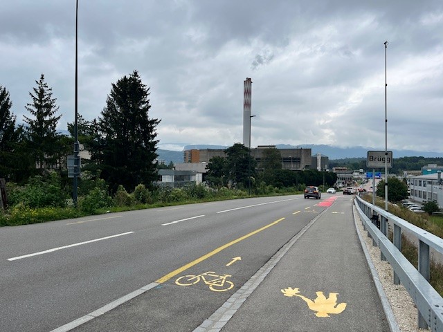 Messquerschnitt in Brügg