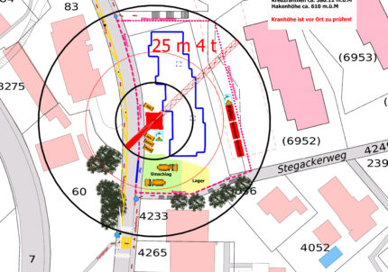Ausschnitt Installationsplan (Quelle: Frutiger AG)